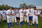 Baseball vs Babson  Wheaton College Baseball players celebrate their victory over Babson to win the NEWMAC Championship for the third year in a row. - (Photo by Keith Nordstrom) : Wheaton, baseball, NEWMAC